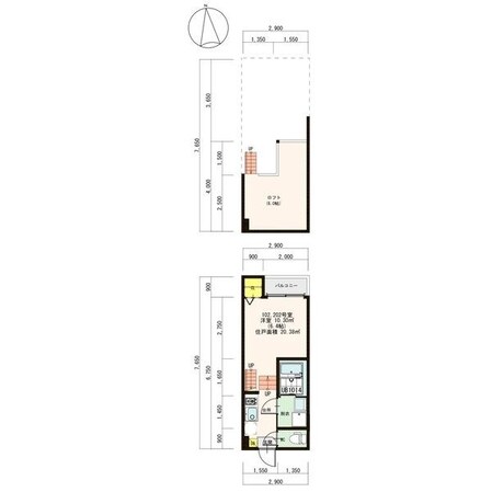 パークシティ新瑞橋の物件間取画像